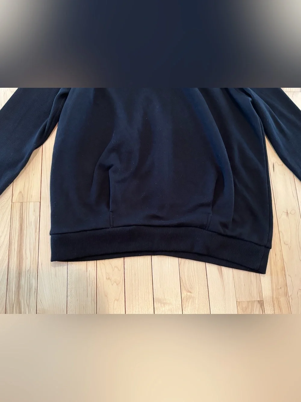 Alo Yoga Clarity Sweatshirt Mock Neck Black Medium